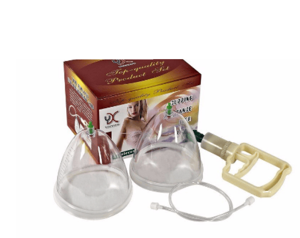 Set ventuze pentru sâni 2 buc+pompa