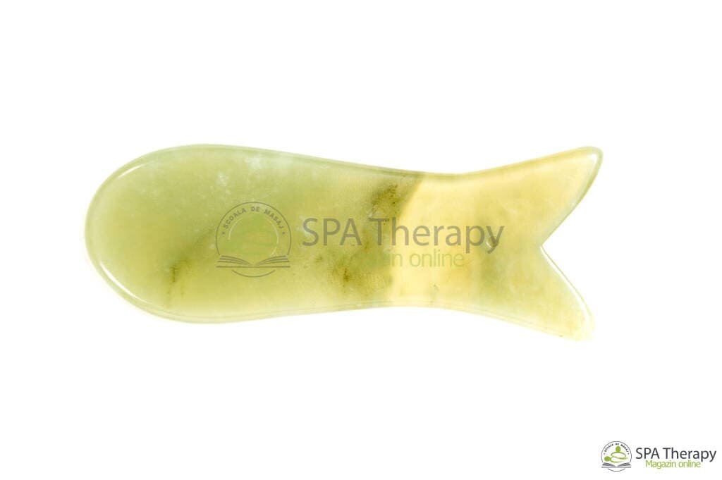 Gua-Sha Peștișor Nefrit